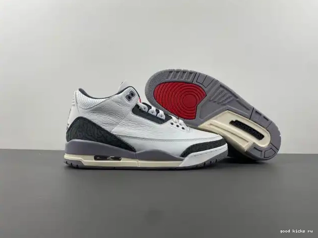 Grey Jordan Air Cement 3 CT8532-106 0325